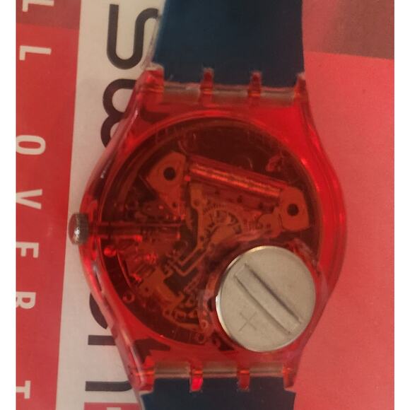 Swatch Watch ROBOBOY GR135PACK Steve Guarnaccia Box HAND SIGNED AUTOGRAPH NOS - Picture 8 of 14